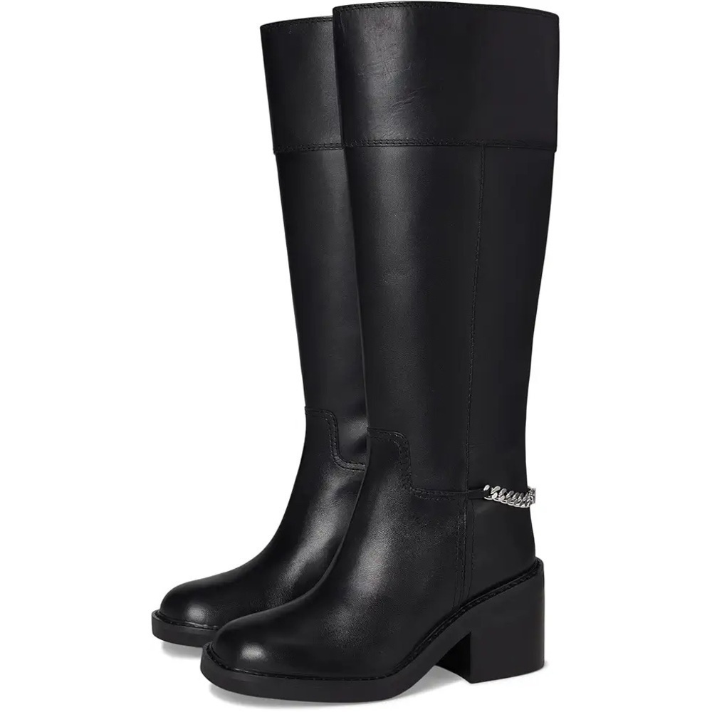 🖤New! Michael Kors Wide Calf Black Leather Boots